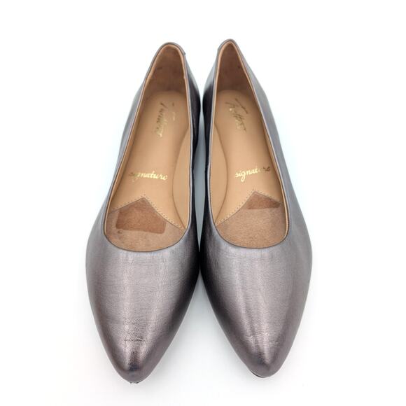 Trotters Signature Dressy Comfort Ballet Flats Silver Women's Size US8N EU39 - Picture 2 of 13